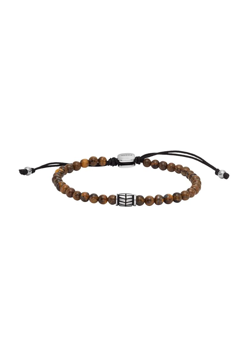Tigerauge-Perlenarmband mit Kordelzug