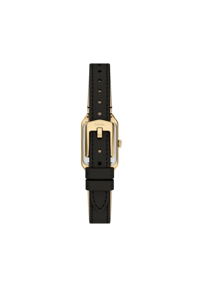 Goldfarbene, rechteckige Damenuhr