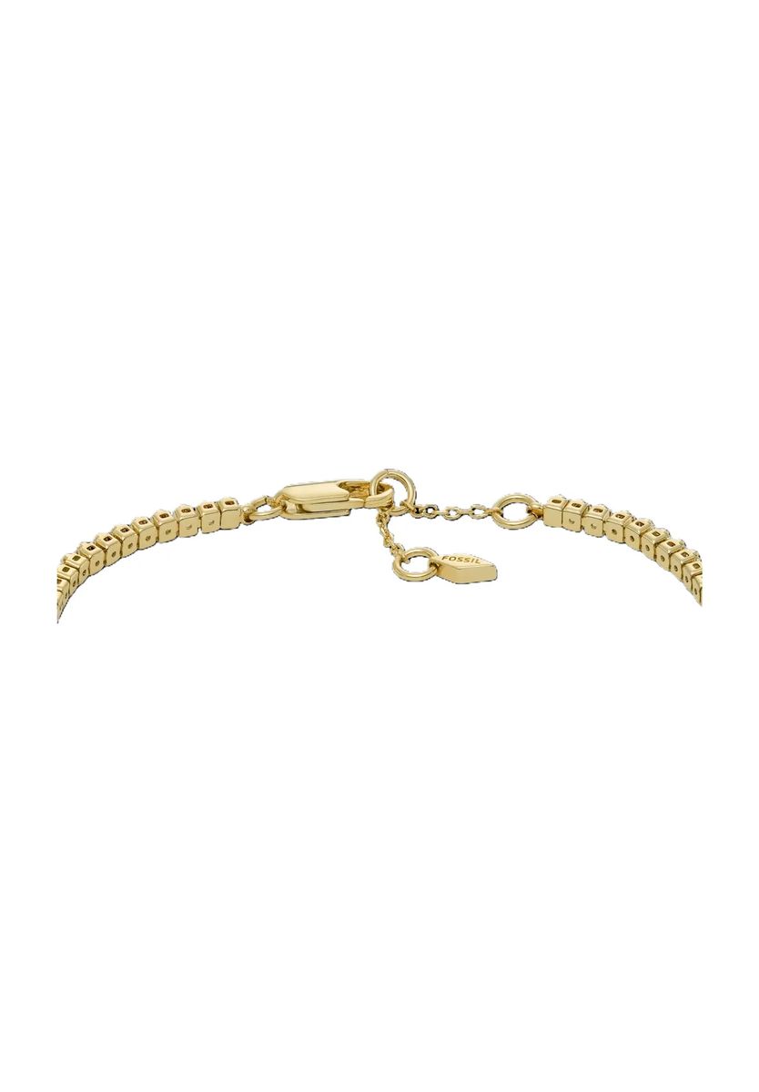 Zeitloses Kristall-Tennisarmband mit Quadratschliff