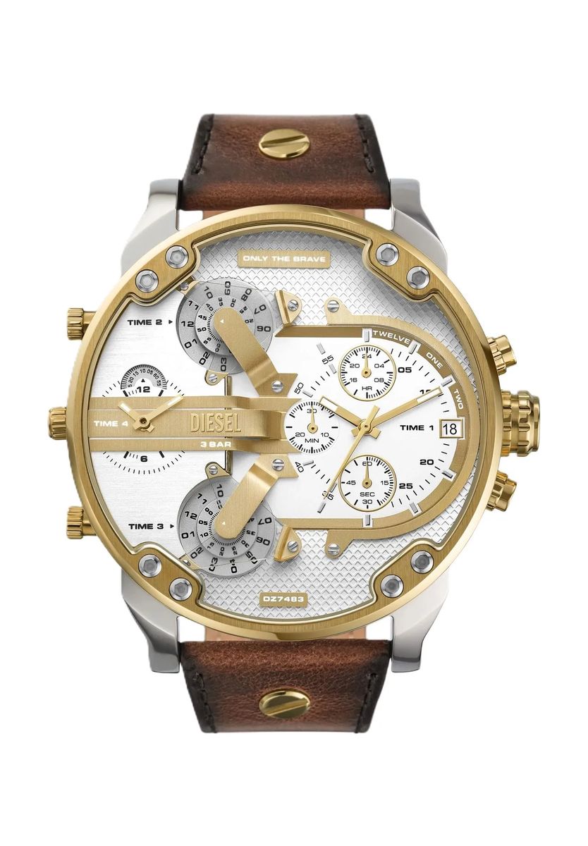 Oversize-Chronograph mit mehreren Zeitzonen