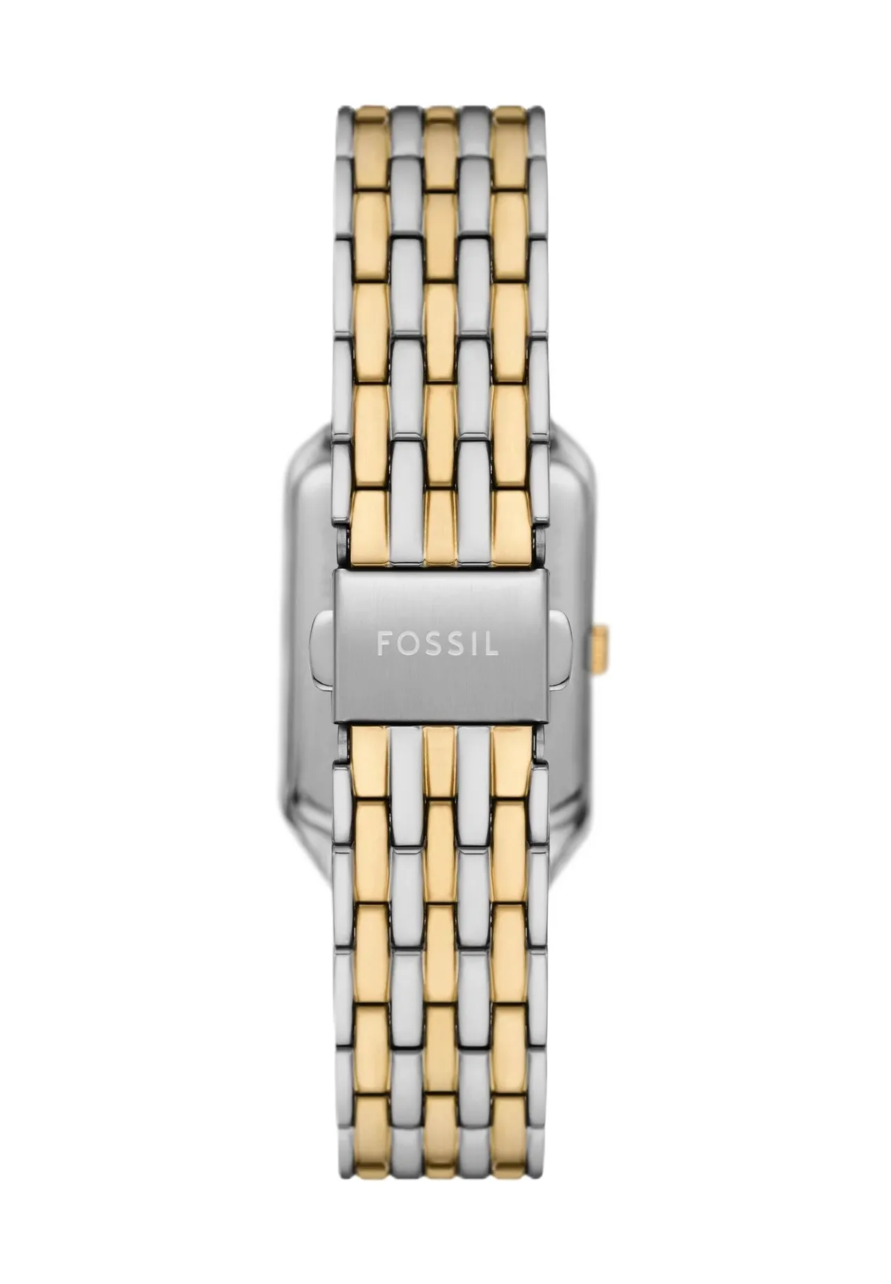 Rechteckige Bicolor Glieder Armbanduhr