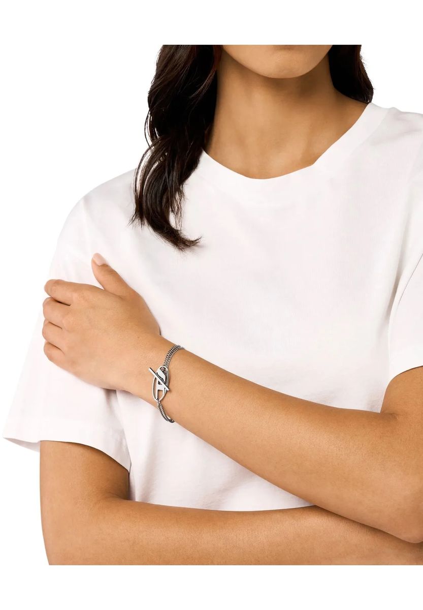 Logo-Armband mit doppeltem Kettenstrang