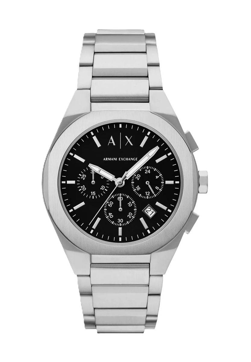 Schlanker Chronograph mit Edelstahlarmband