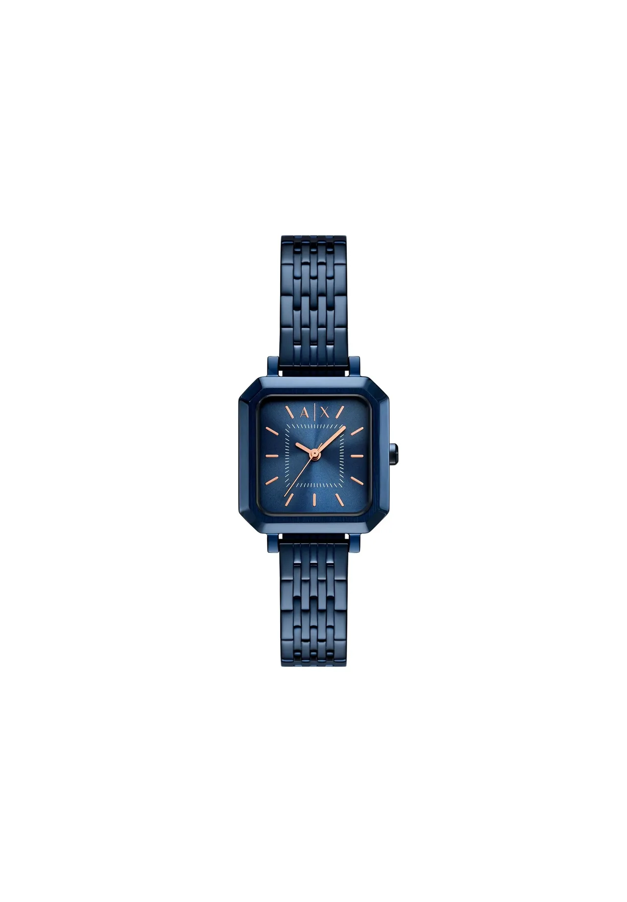 Minimalistische Armbanduhr mit rechteckigem Zifferblatt
