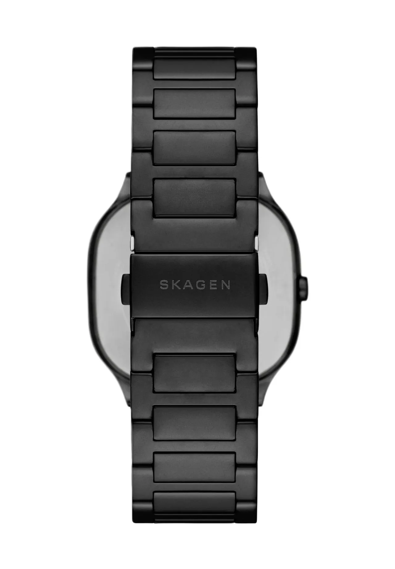 Schlanke minimalistische quadratische Uhr