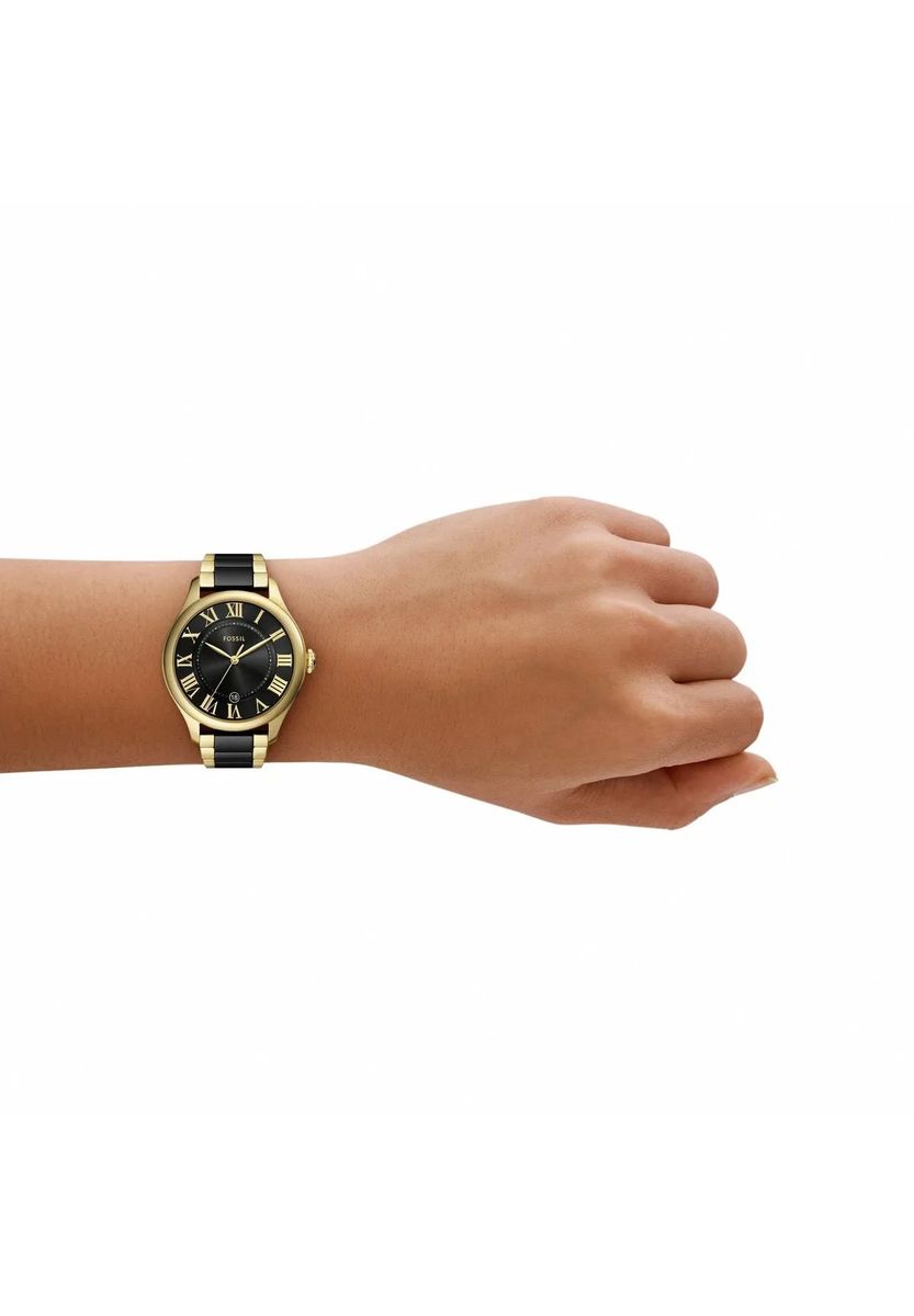 Elegante Keramik-Armbanduhr mit Datum