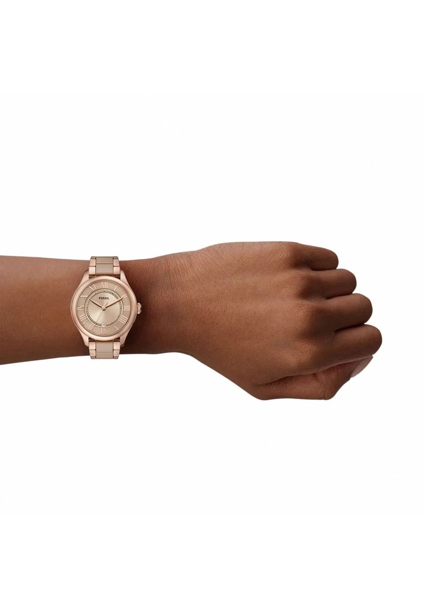 Elegante Armbanduhr mit Keramikgliedern