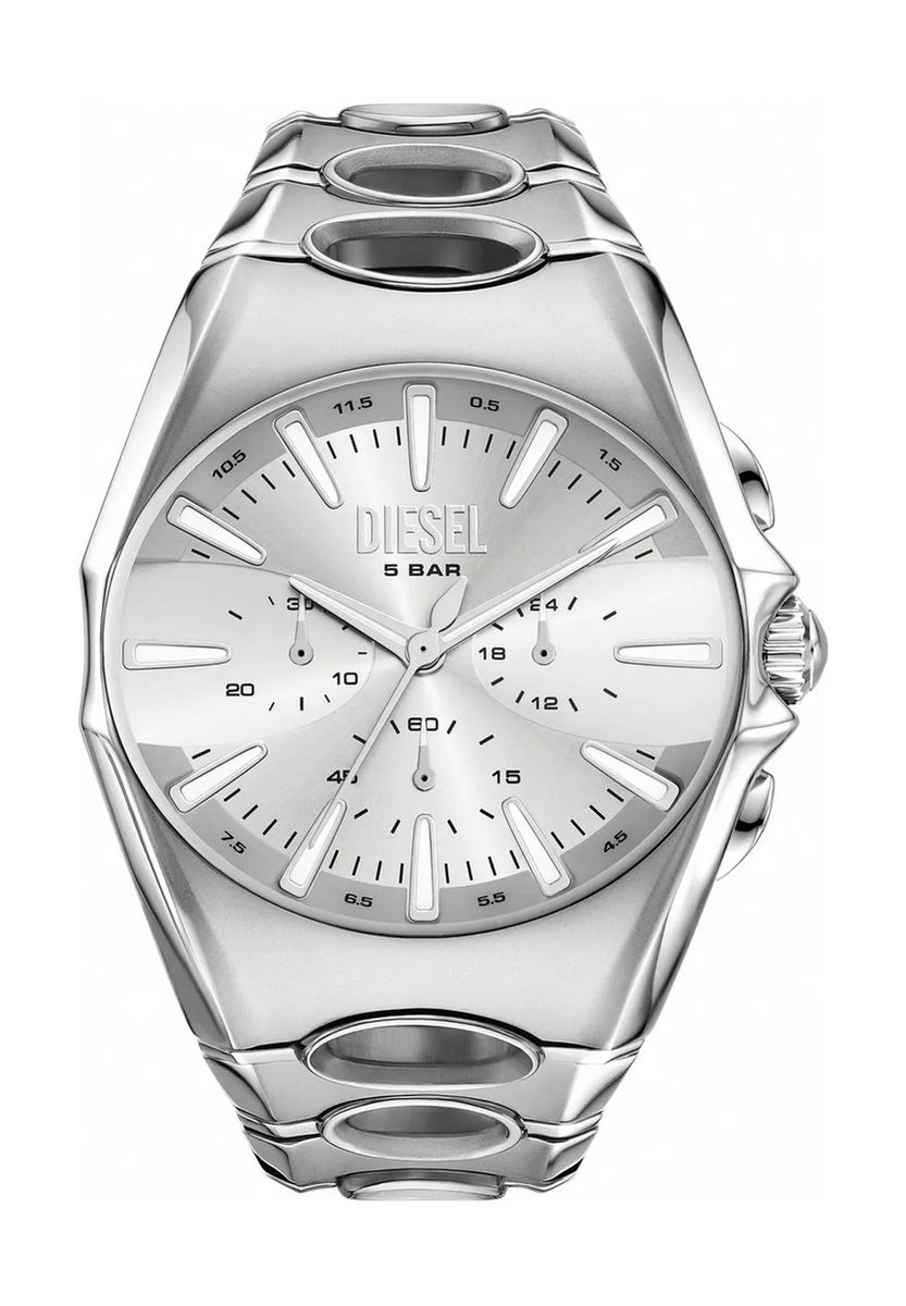 Chronograph D-Curve aus Edelstahl