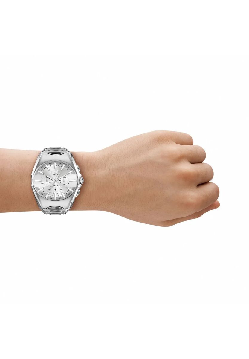 Chronograph D-Curve aus Edelstahl