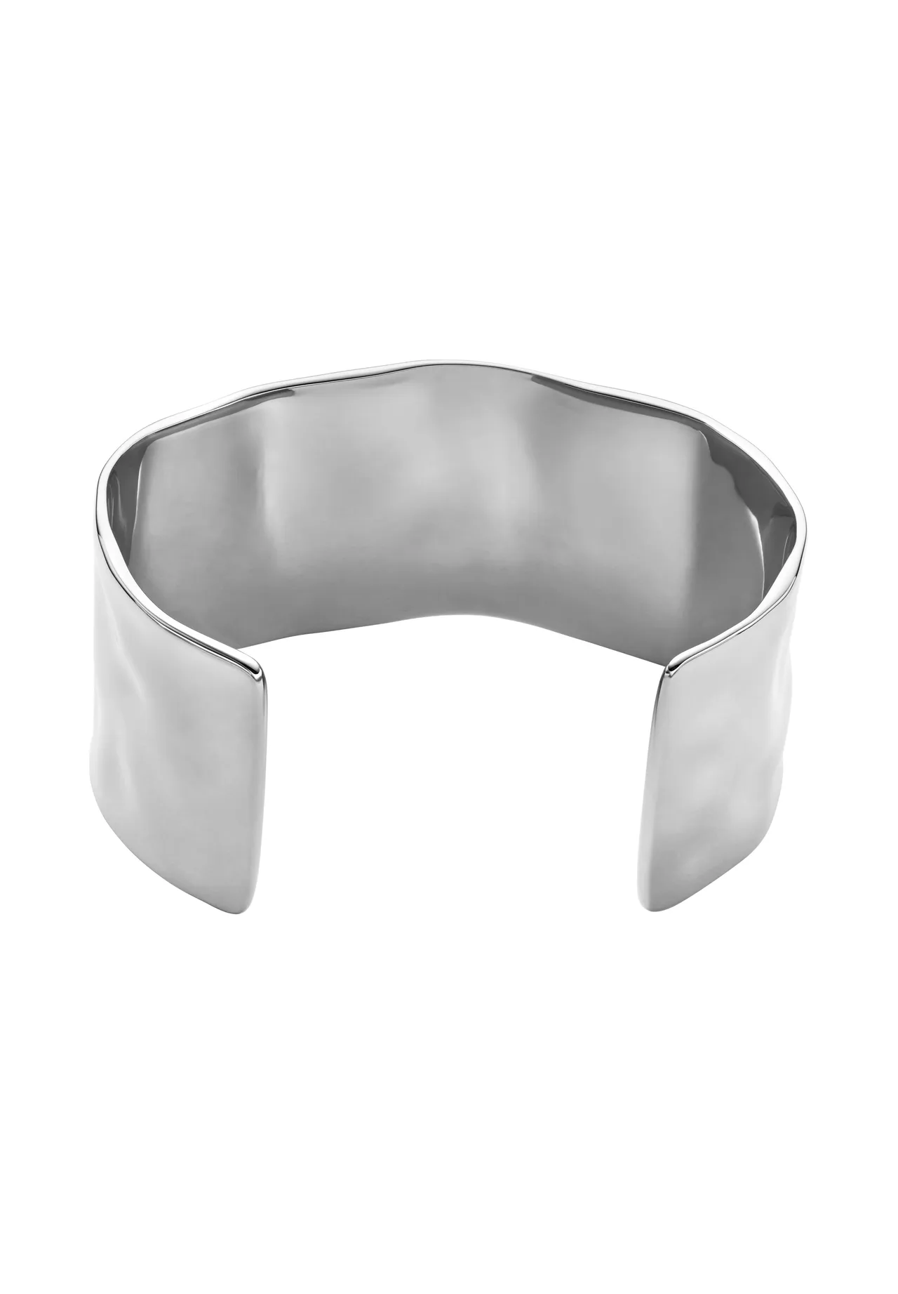 Moderne Edelstahl-Manschette mit Struktur