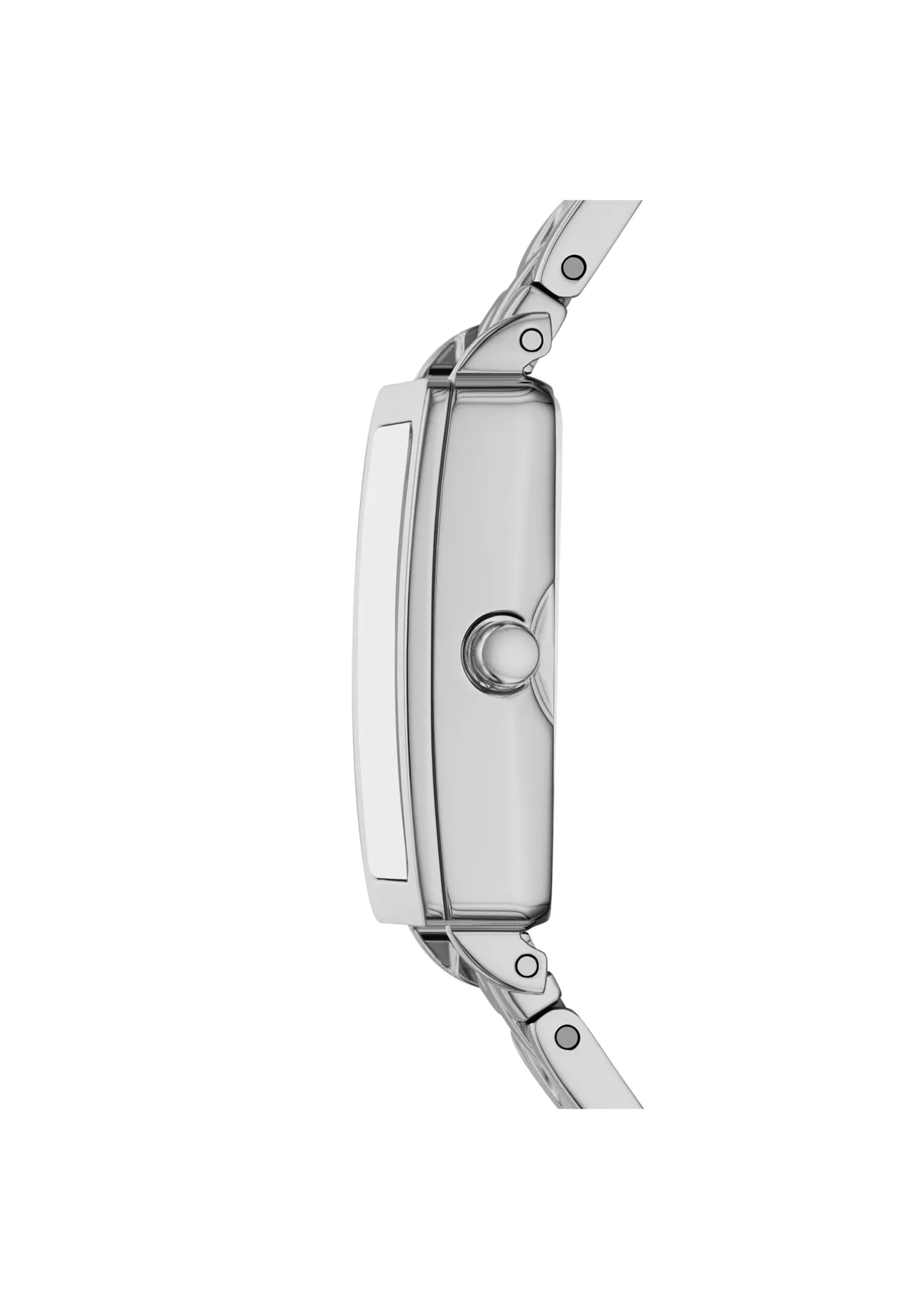 Minimalistische rechteckige Armbanduhr