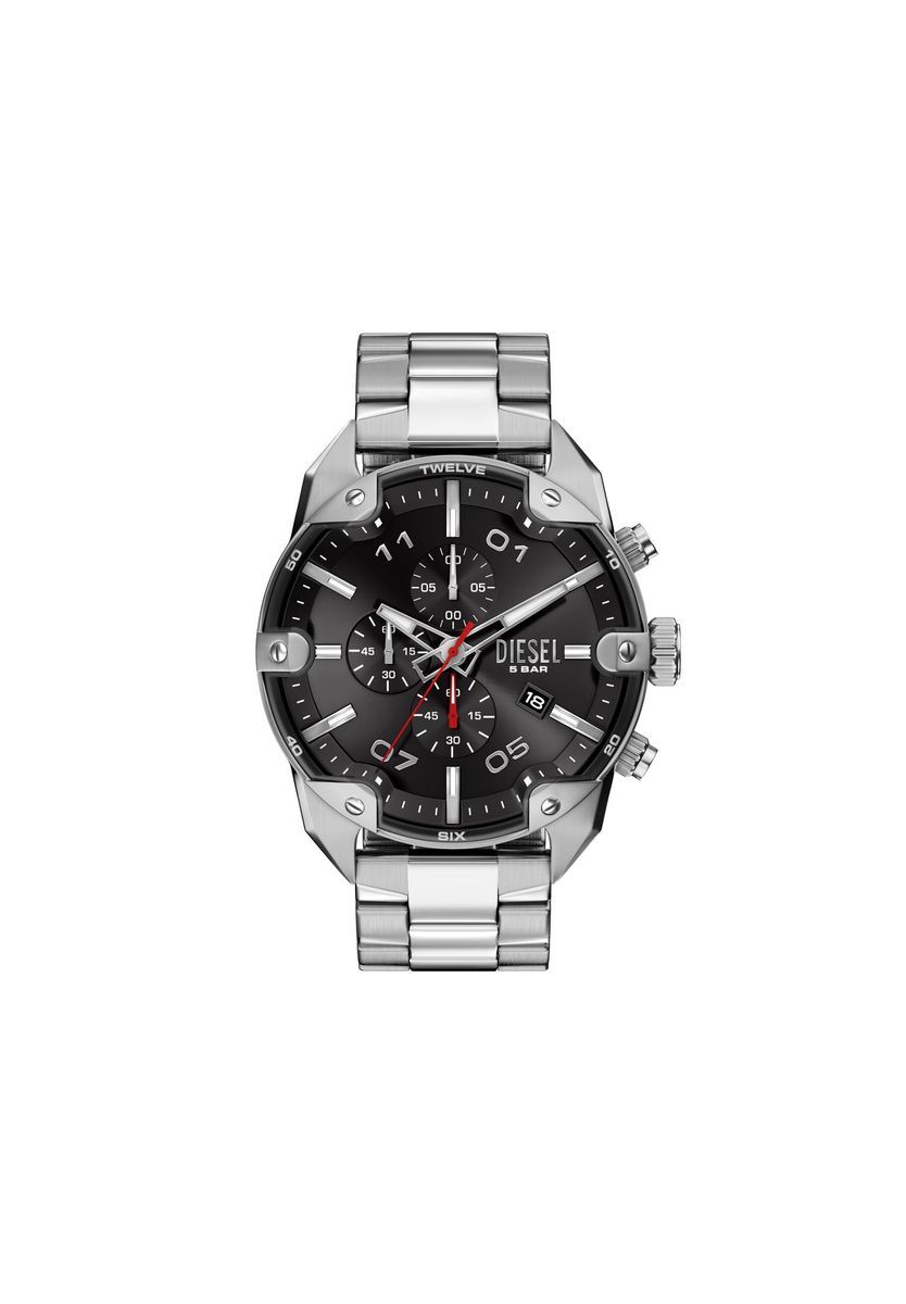 Diesel Spiked Chronograph Edelstahluhr