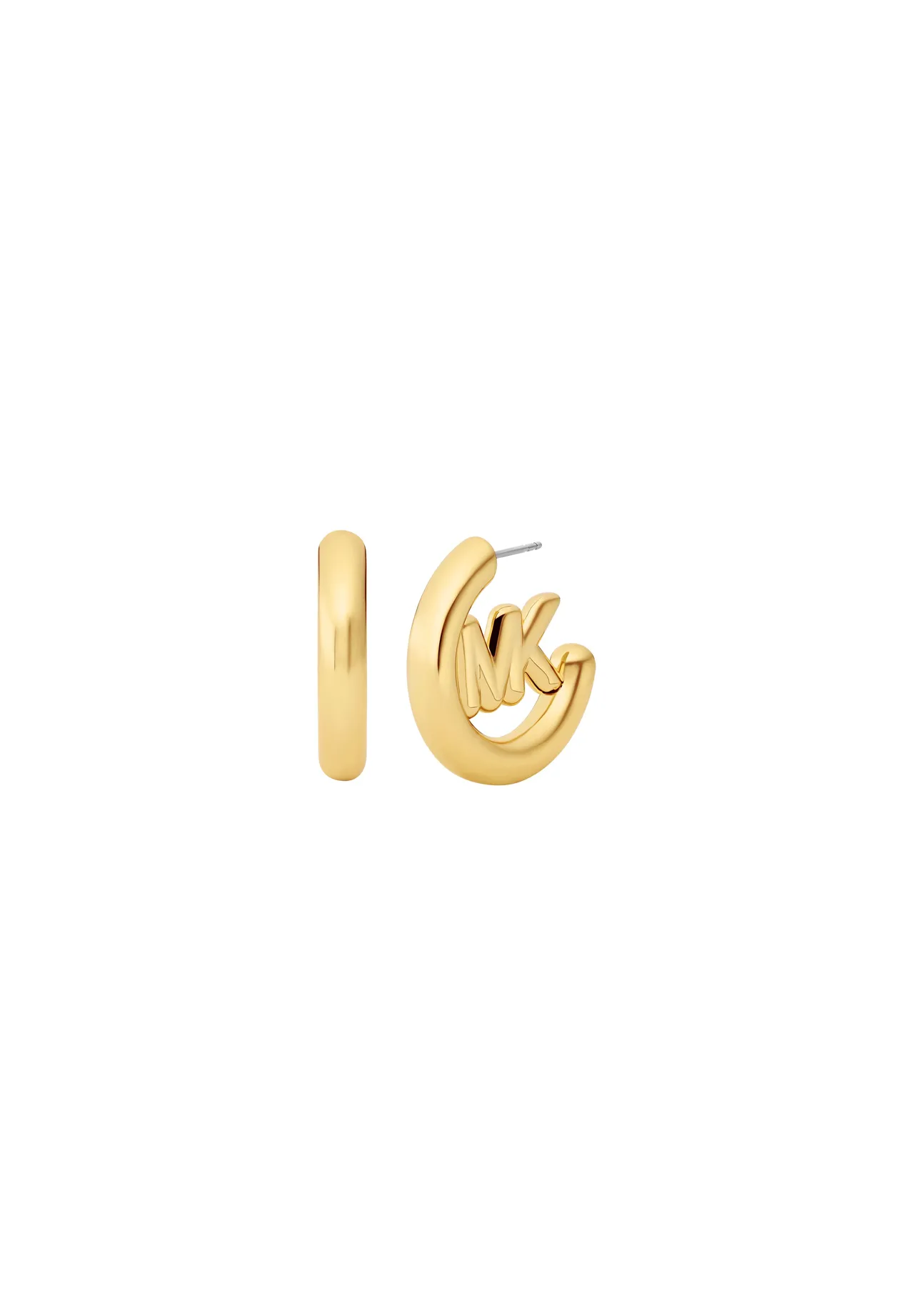 Ikonische Logo-Creolen in Gold