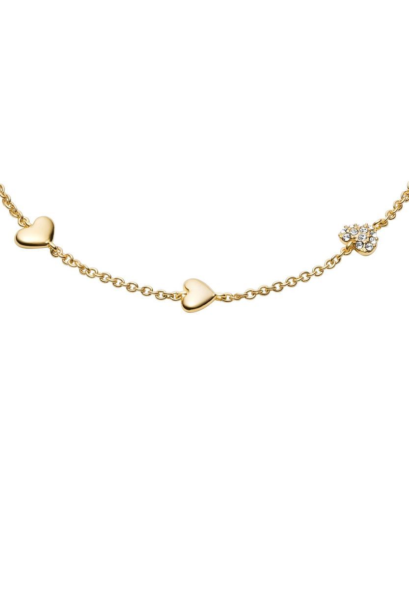 Heartbeat Goldfarbenes Charm-Armband