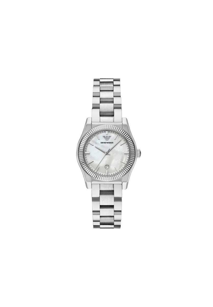 Elegante Perlmutt-Gliederuhr