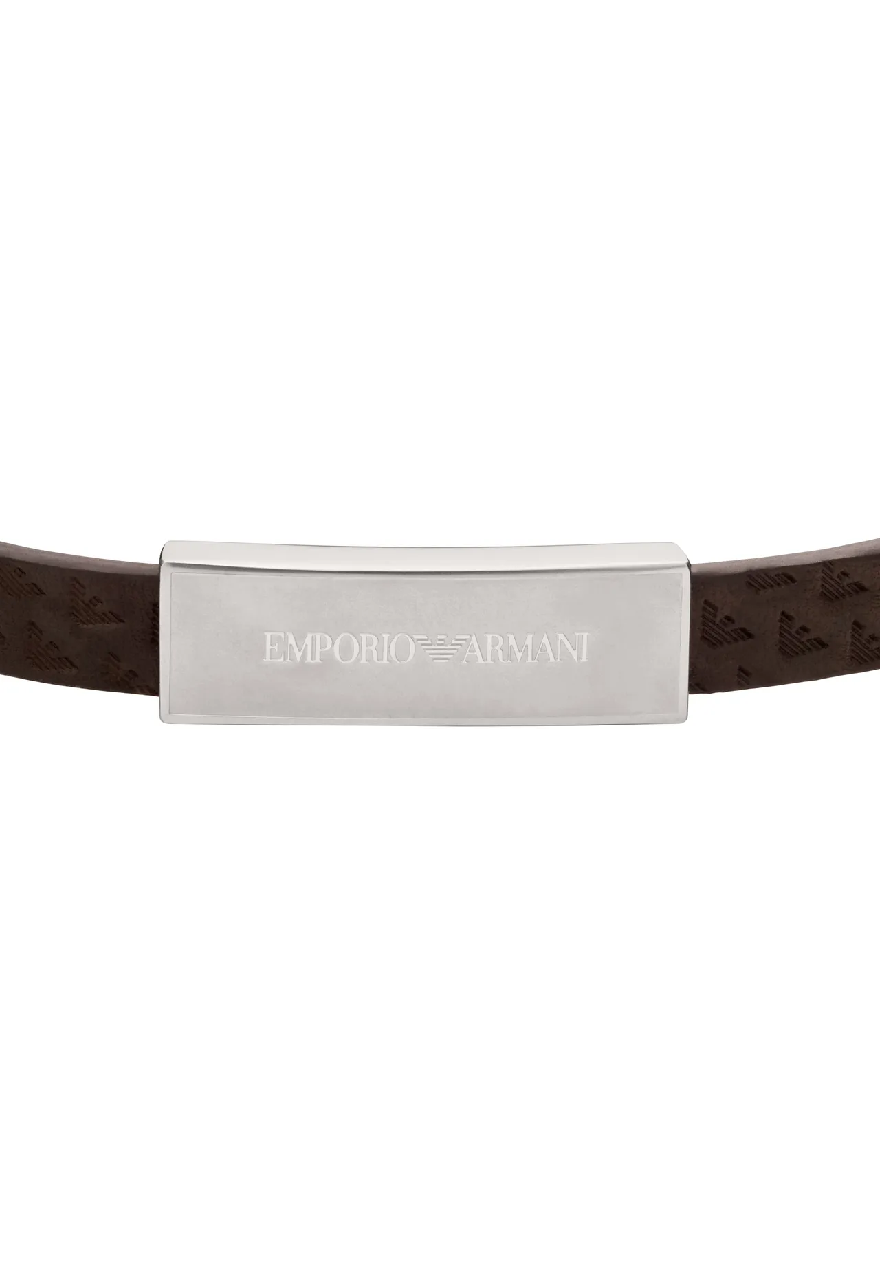 Minimalistisches Leder-ID-Armband