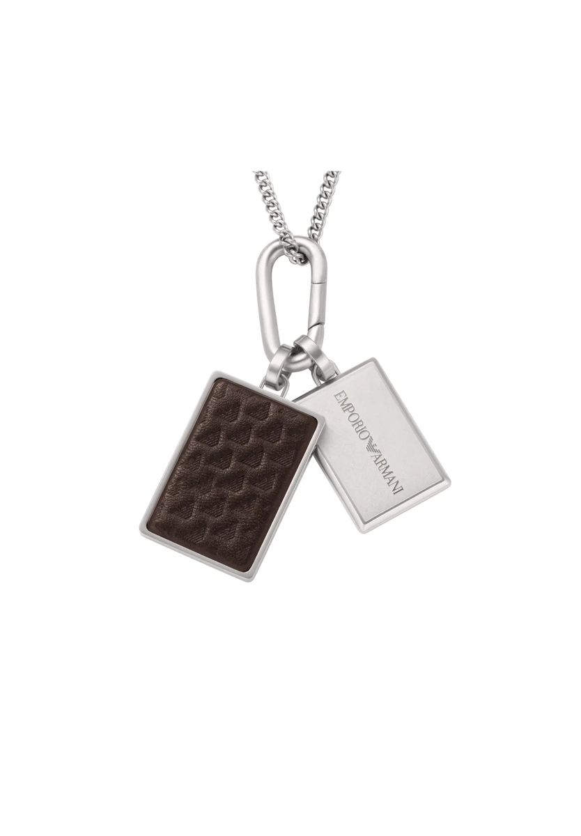 Moderne Doppel-Dog-Tag-Halskette