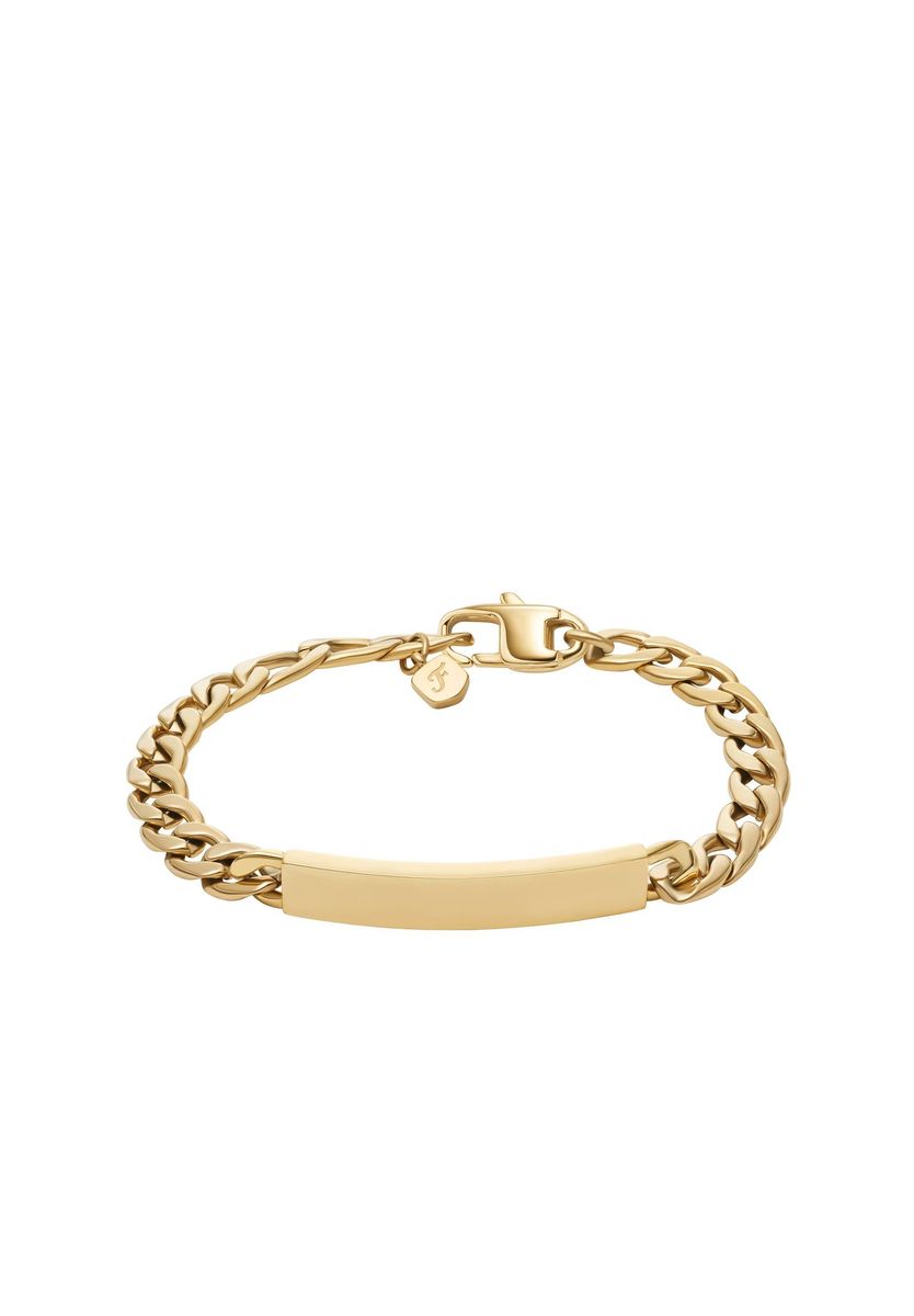 Goldfarbenes Edelstahl ID-Armband