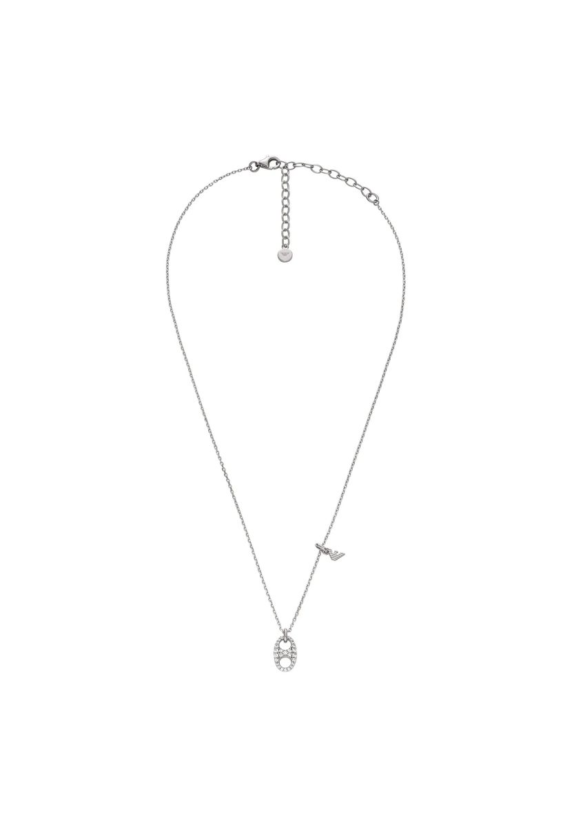 Sterling Silber Pavé-Glied Anhänger