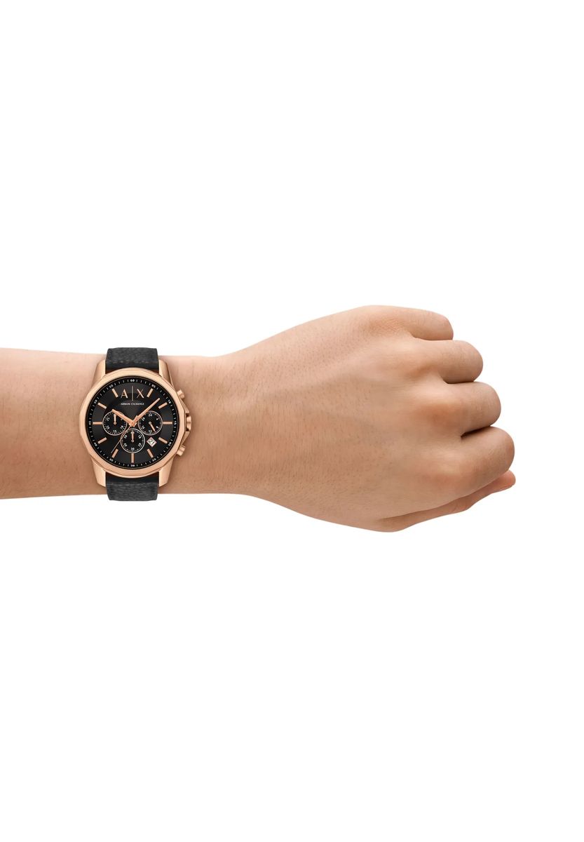Markanter Chronograph mit Kautschukarmband