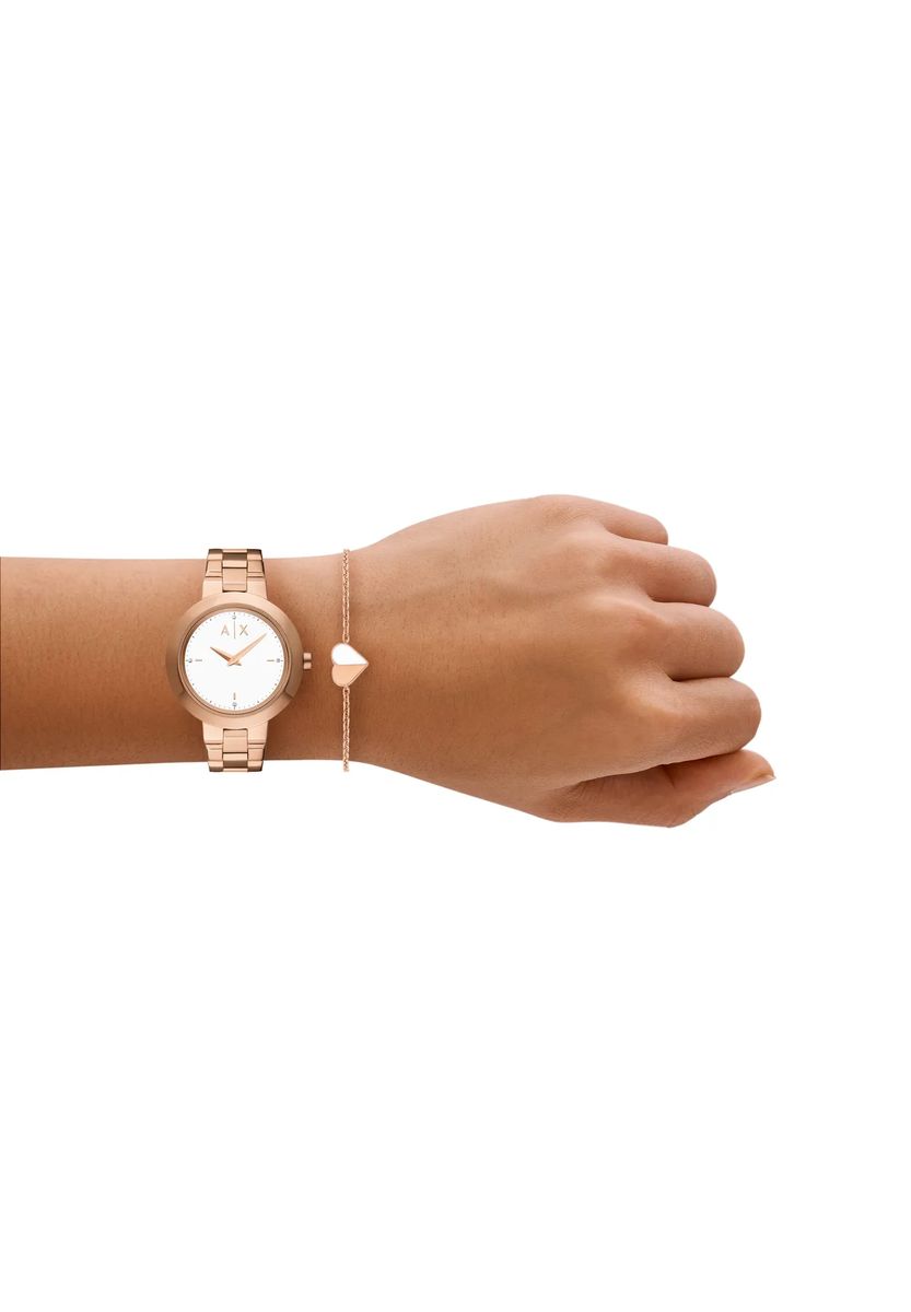 Minimalistisches Uhren- und Armband-Set