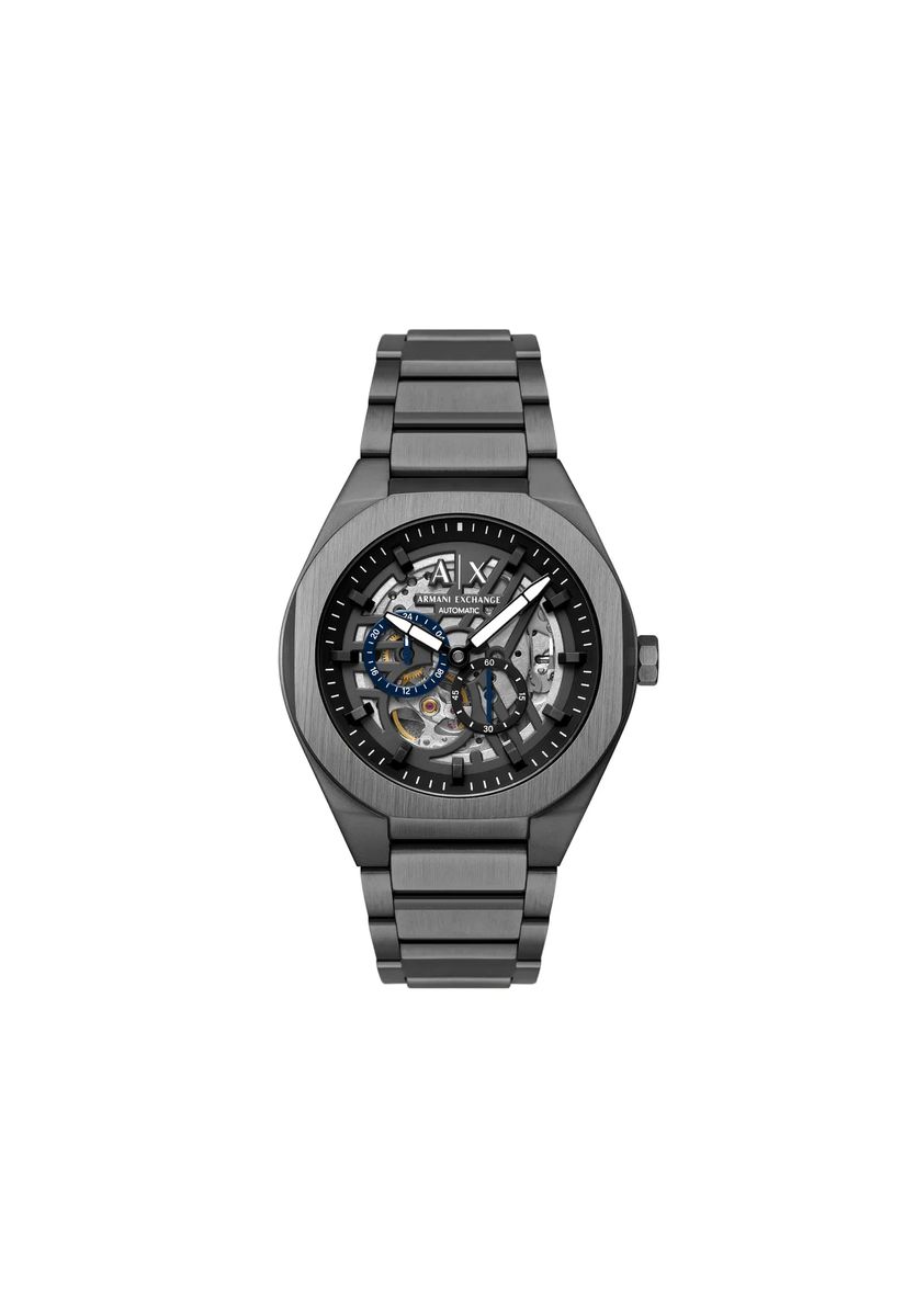 Sync Automatik-Skelettuhr mit Gliederarmband