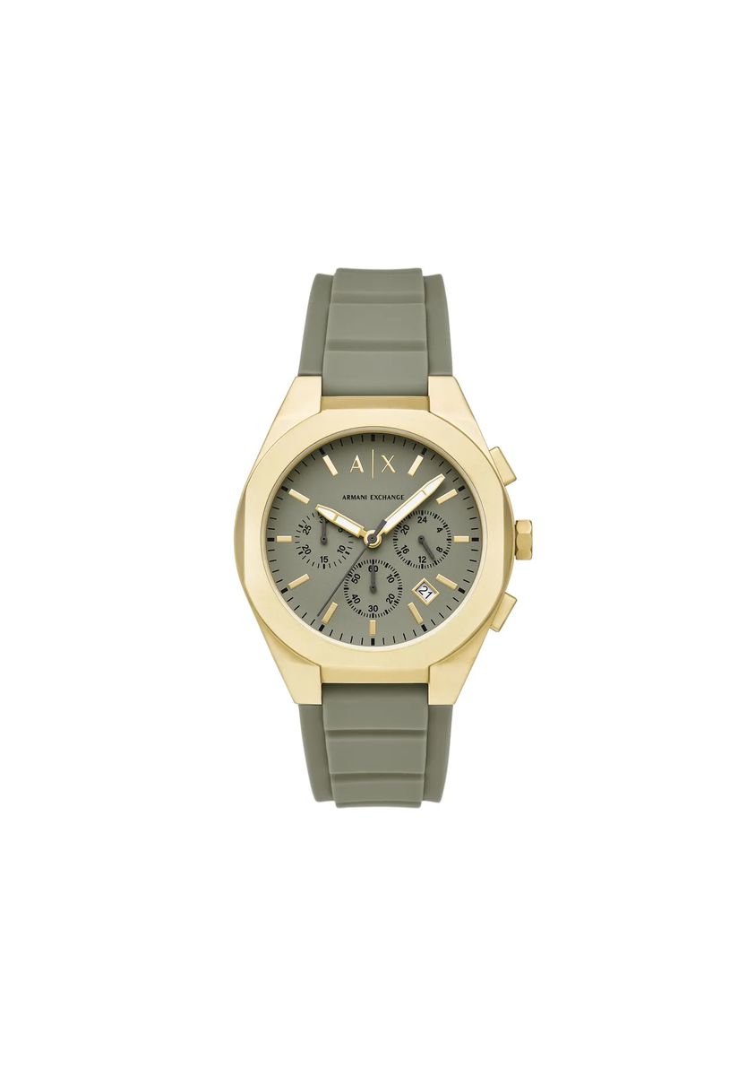 Moderner Chronograph mit Silikonarmband