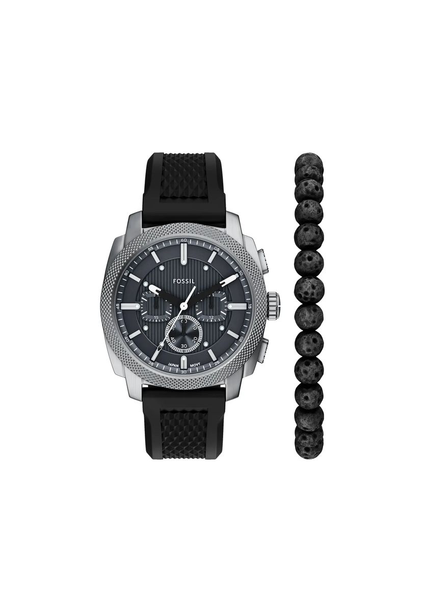 Machine Chronograph mit Perlenarmband