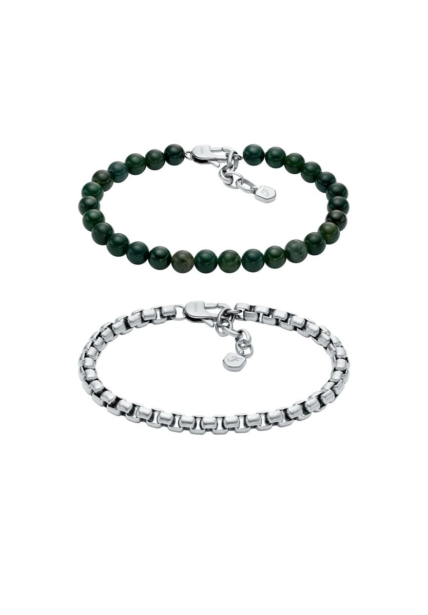 Minimalistisches Armband-Set mit Achat