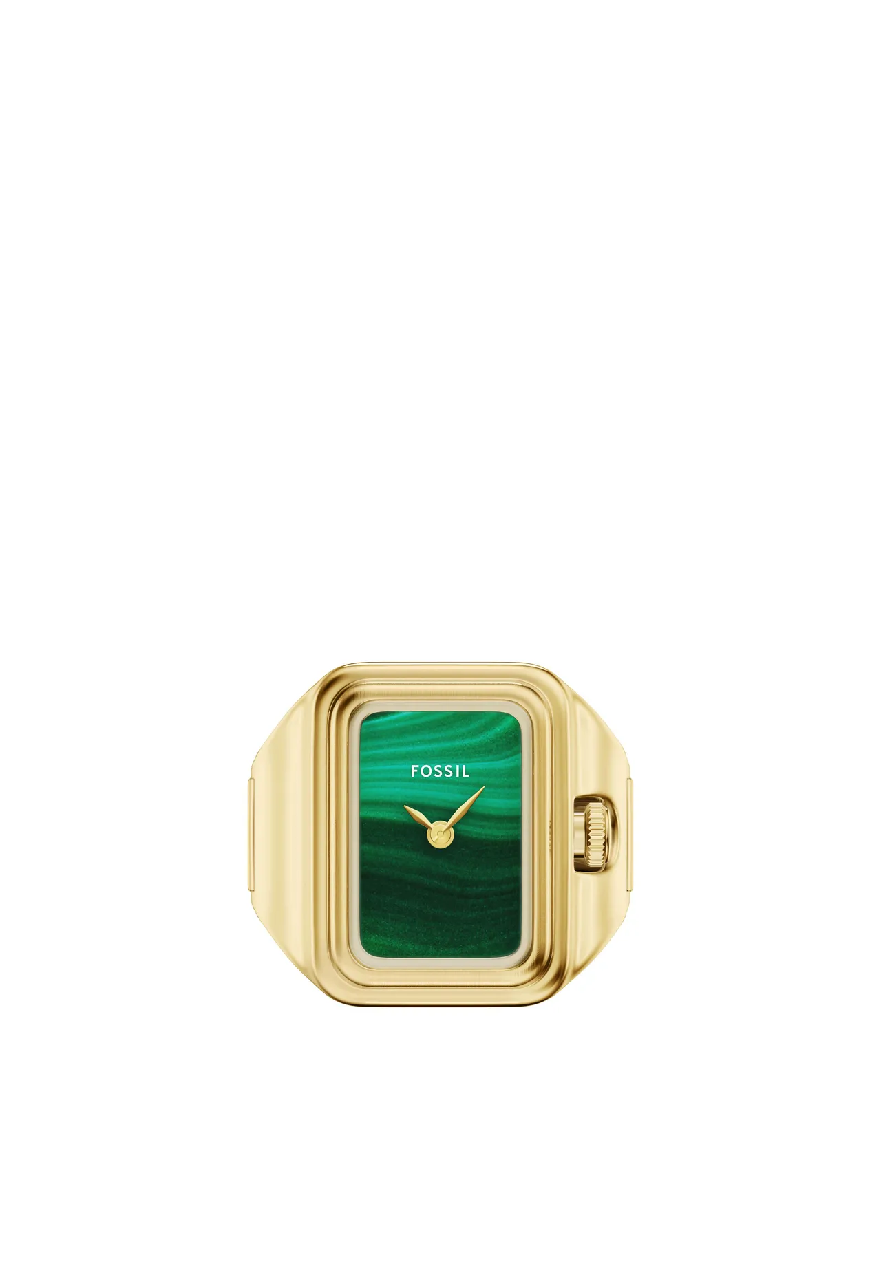 Raquel Rechteckige Zifferblatt-Ringuhr
