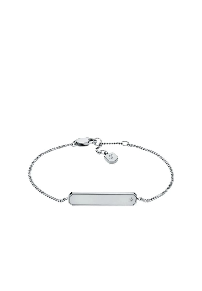 Minimalistisches ID-Plaketten Kettenarmband