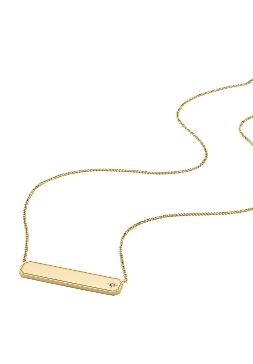 Gravierbare ID-Plakette Halskette