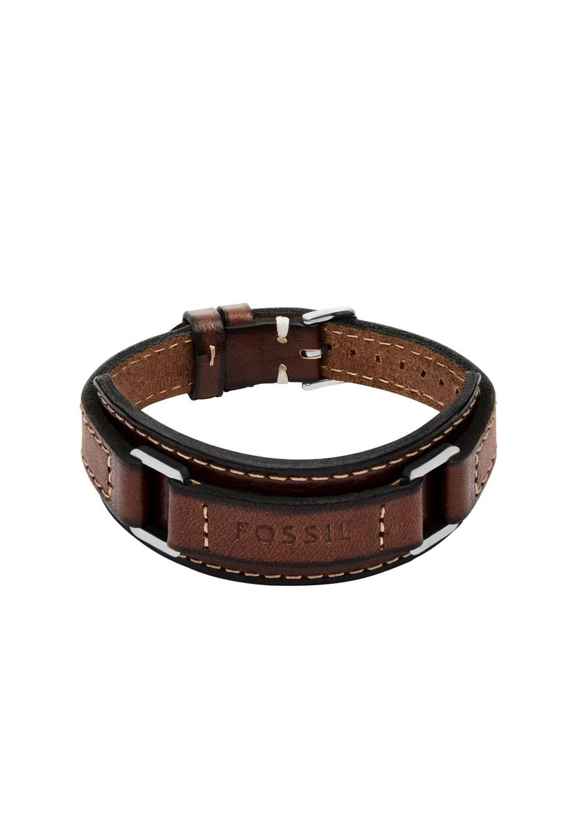Gepolstertes Lederarmband im Industrial-Look