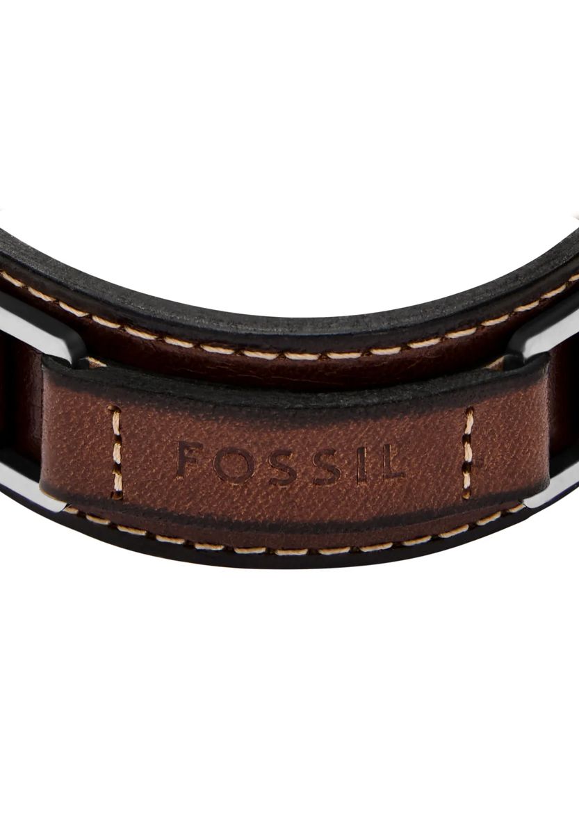 Gepolstertes Lederarmband im Industrial-Look