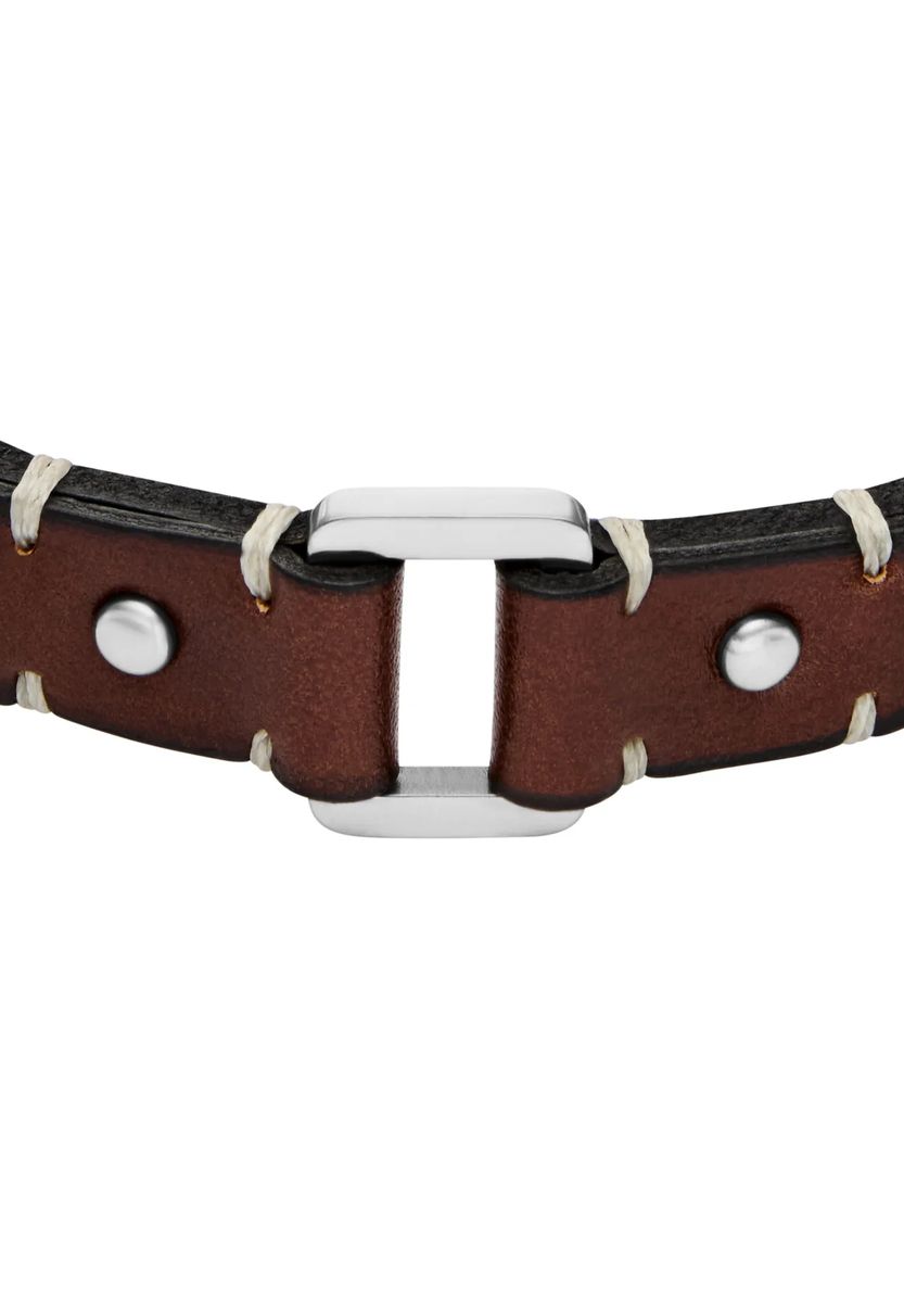 Robustes Lederarmband im Industrie-Look