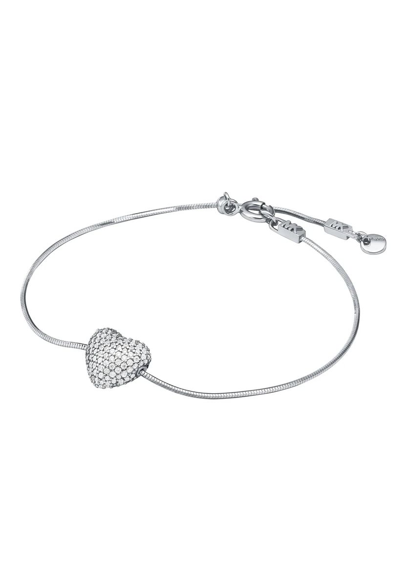 Funkelndes Schmuckset mit Pavé-Herzen