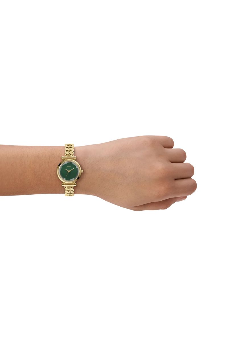 Elegante Armbanduhr mit Panzerkette