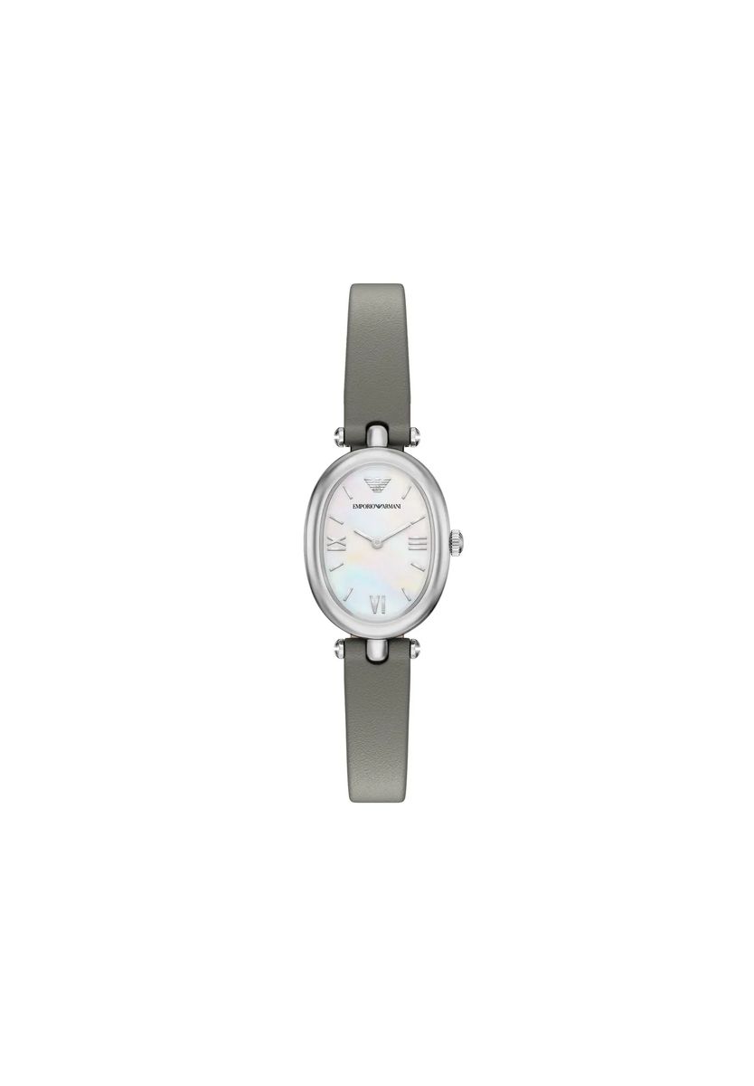 Elegante ovale Uhr mit schmalem Armband