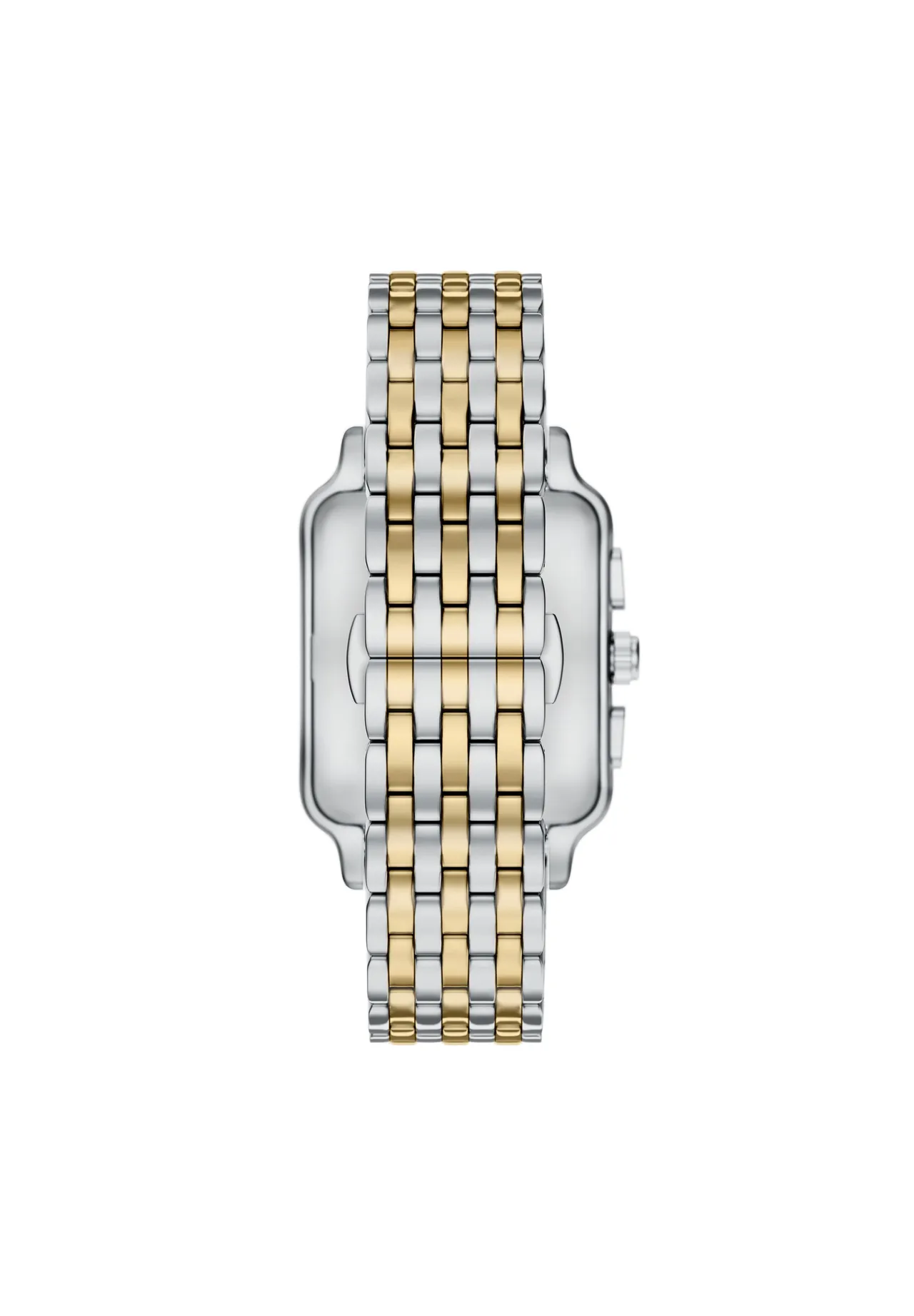 Eleganter Rechteck-Metall-Chronograph