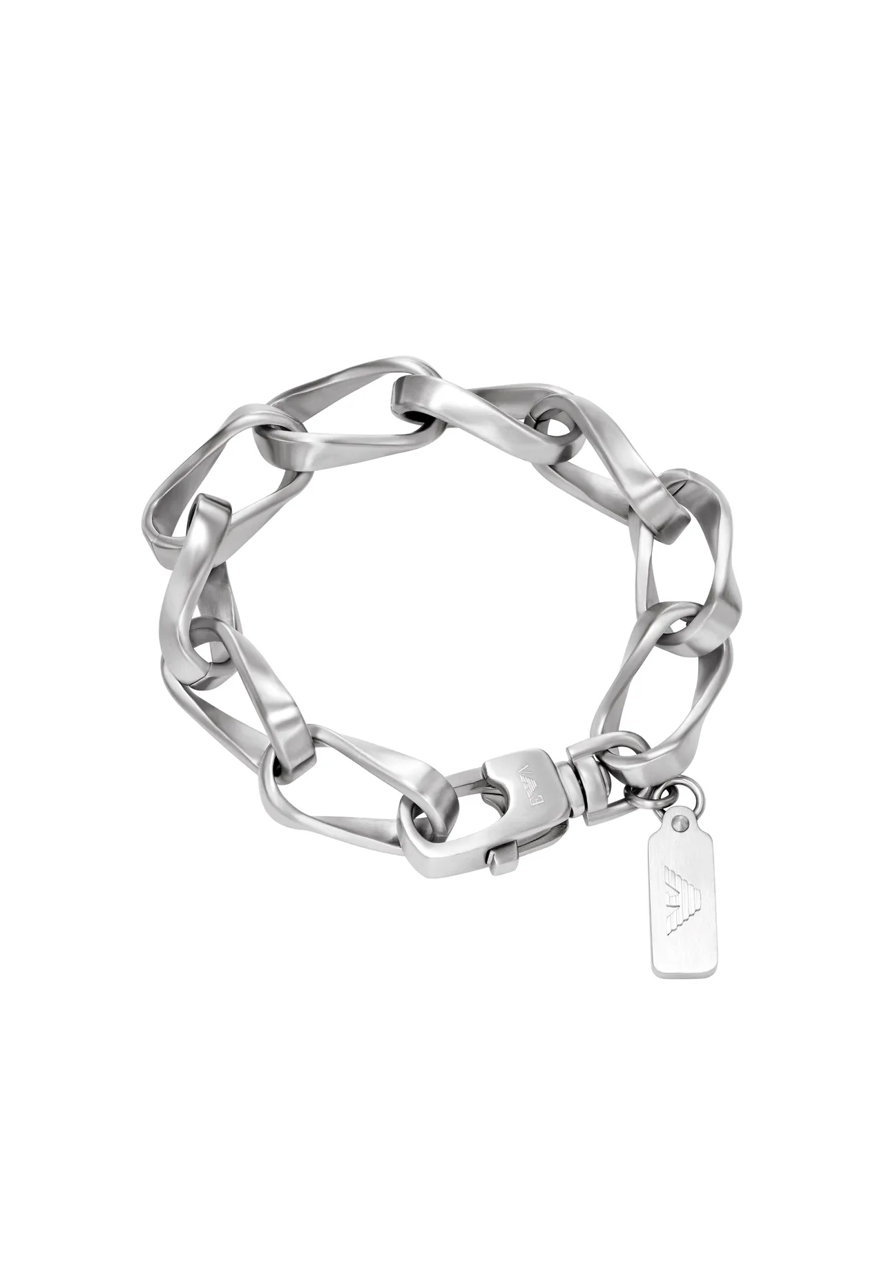 Armband mit markant gedrehten Gliedern