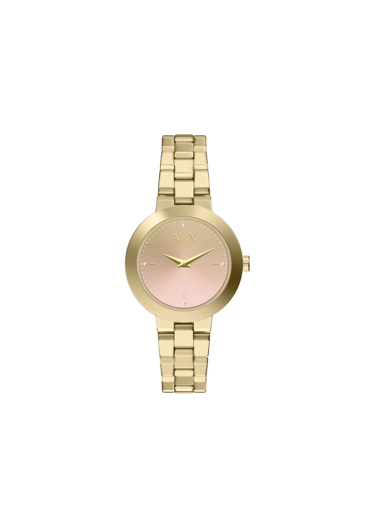 Minimalistische Armbanduhr mit Sonnenschliff-Zifferblatt