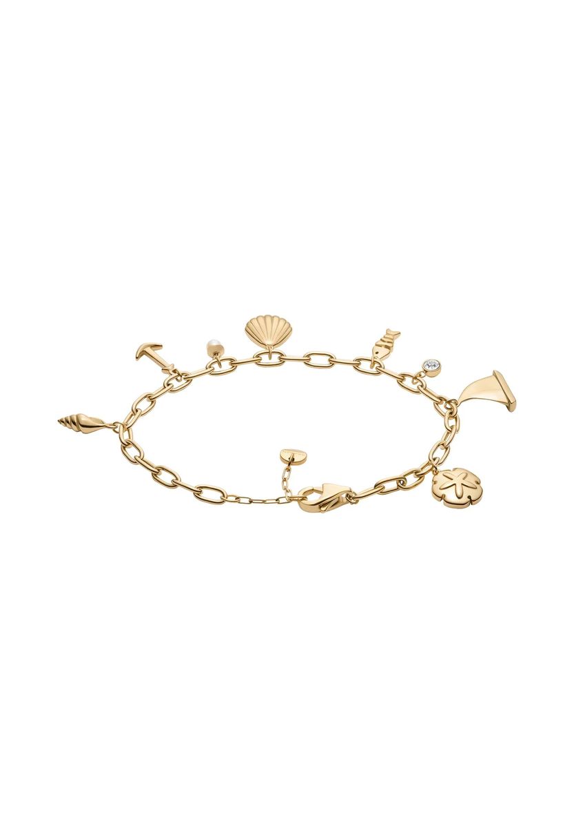 Gliederkettenarmband mit maritimen Anhängern