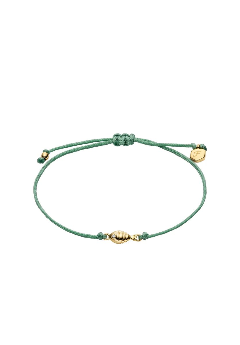 Kordelarmband mit Fischanhänger