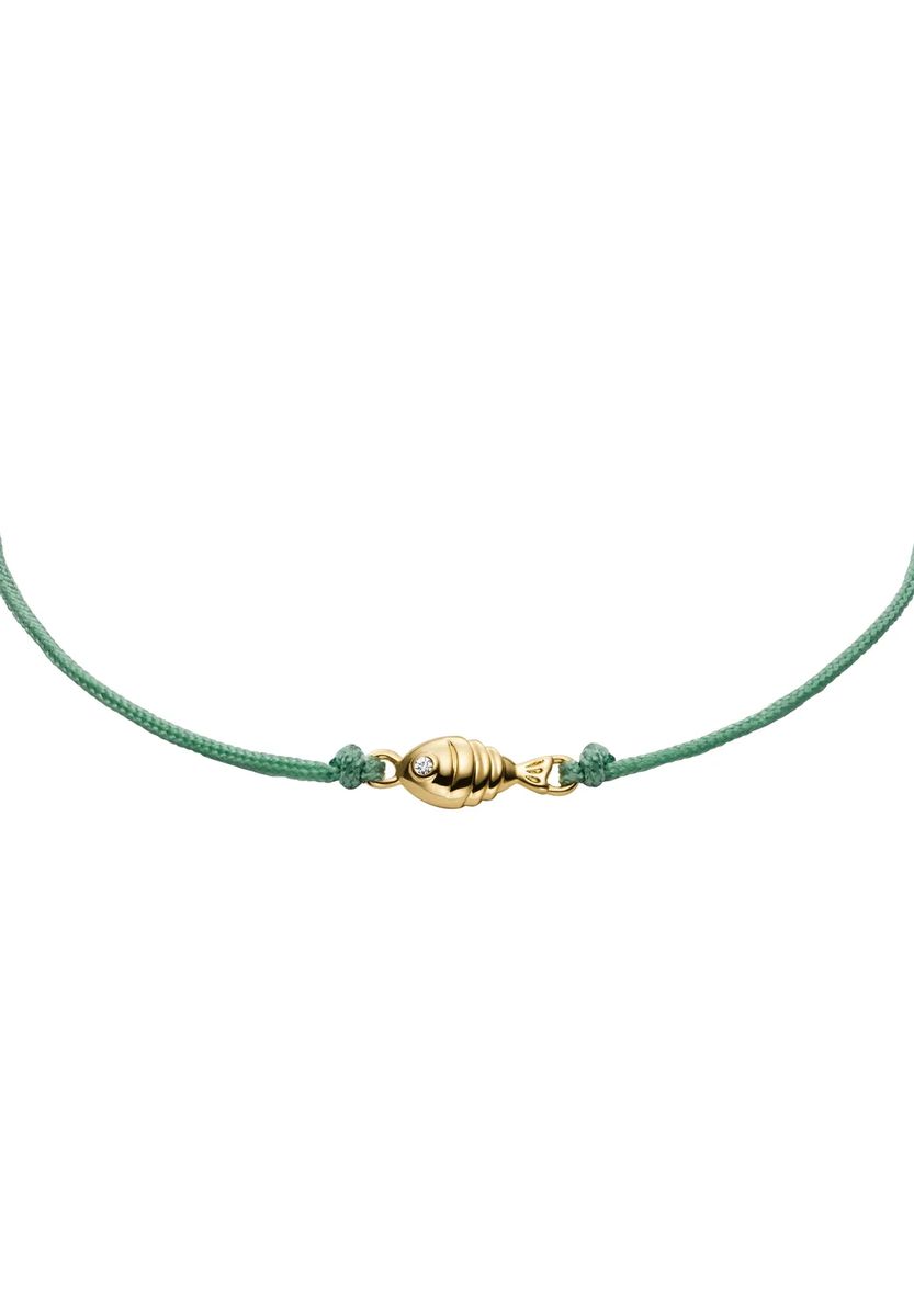 Kordelarmband mit Fischanhänger