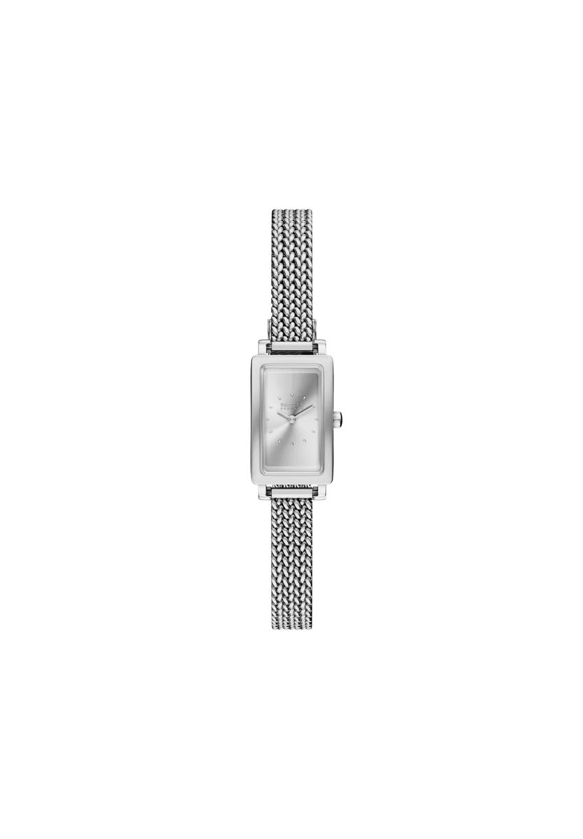 Minimalistische Eckige Micro-Milanaise-Armbanduhr