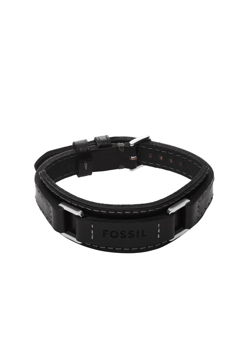 Herren-Armband aus schwarzem Leder