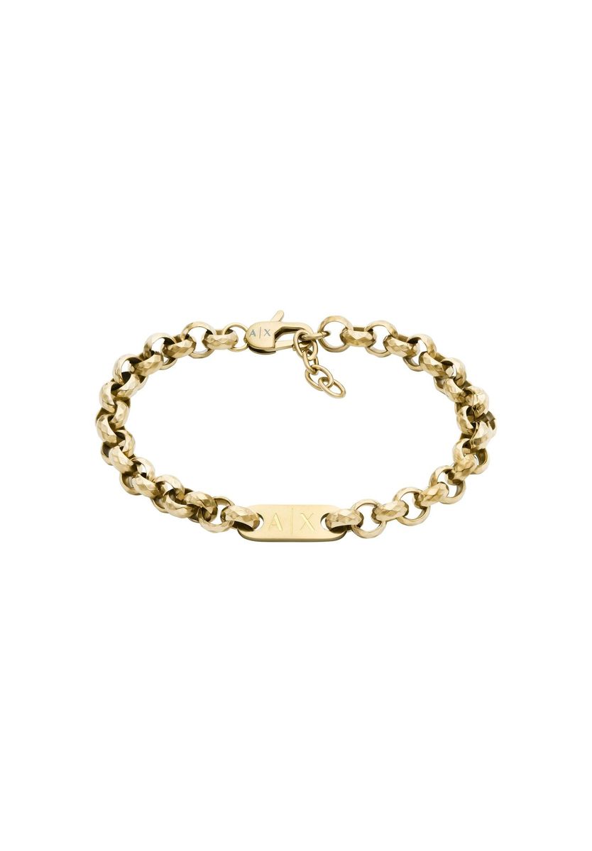 Goldenes Edelstahl-Gliederarmband