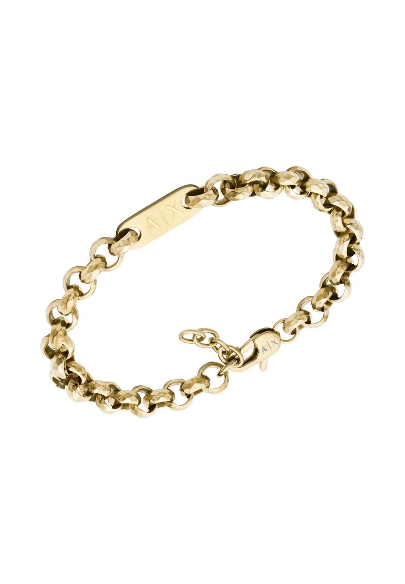 Goldenes Edelstahl-Gliederarmband