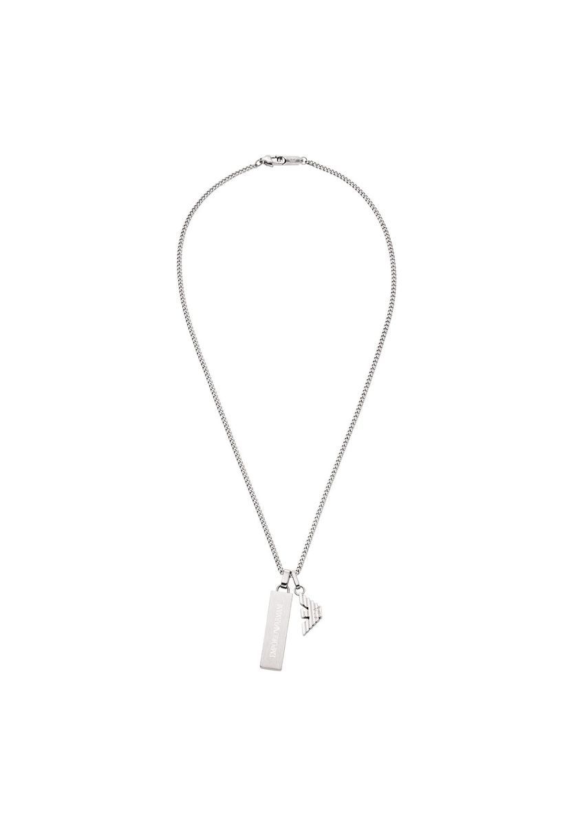 Herren Halskette mit Logo-Anhänger