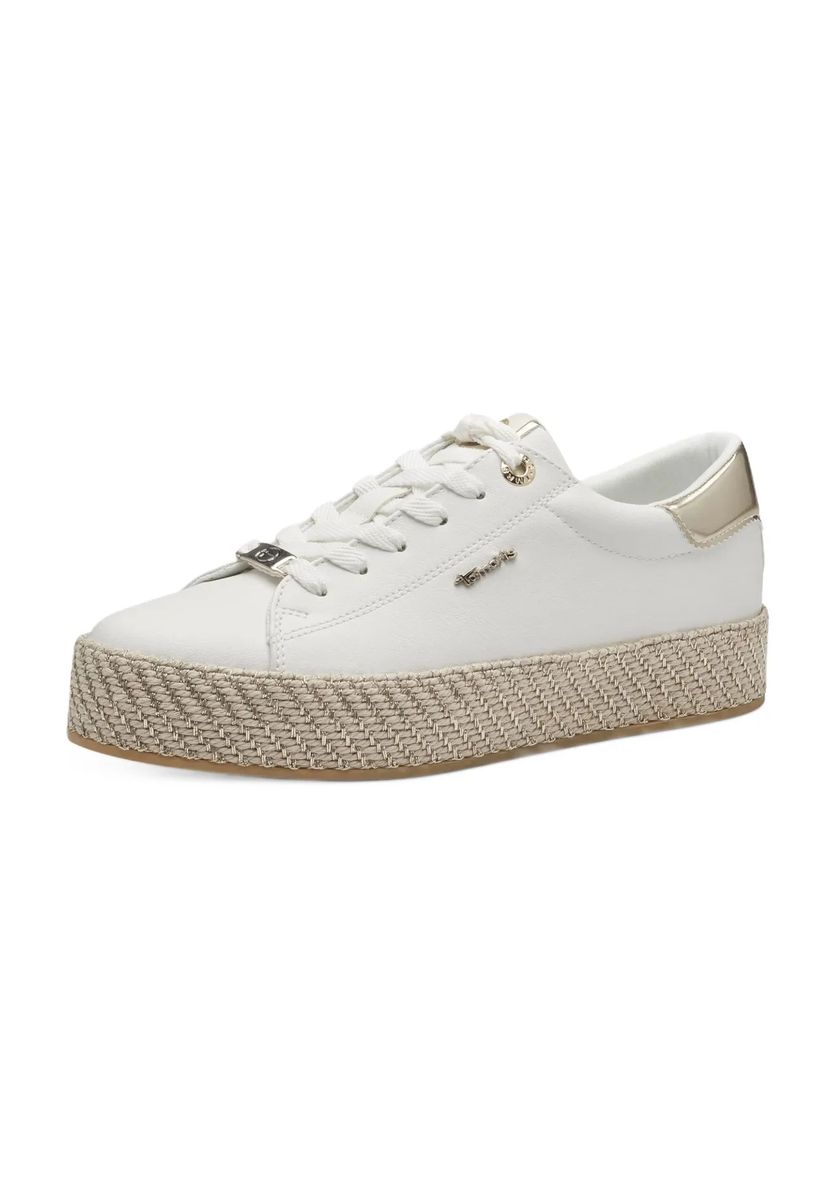 Plateau-Sneaker im Espadrille-Stil